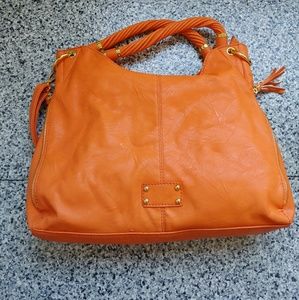 Orange handbag
